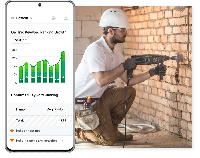 seo - keyword rankings builders